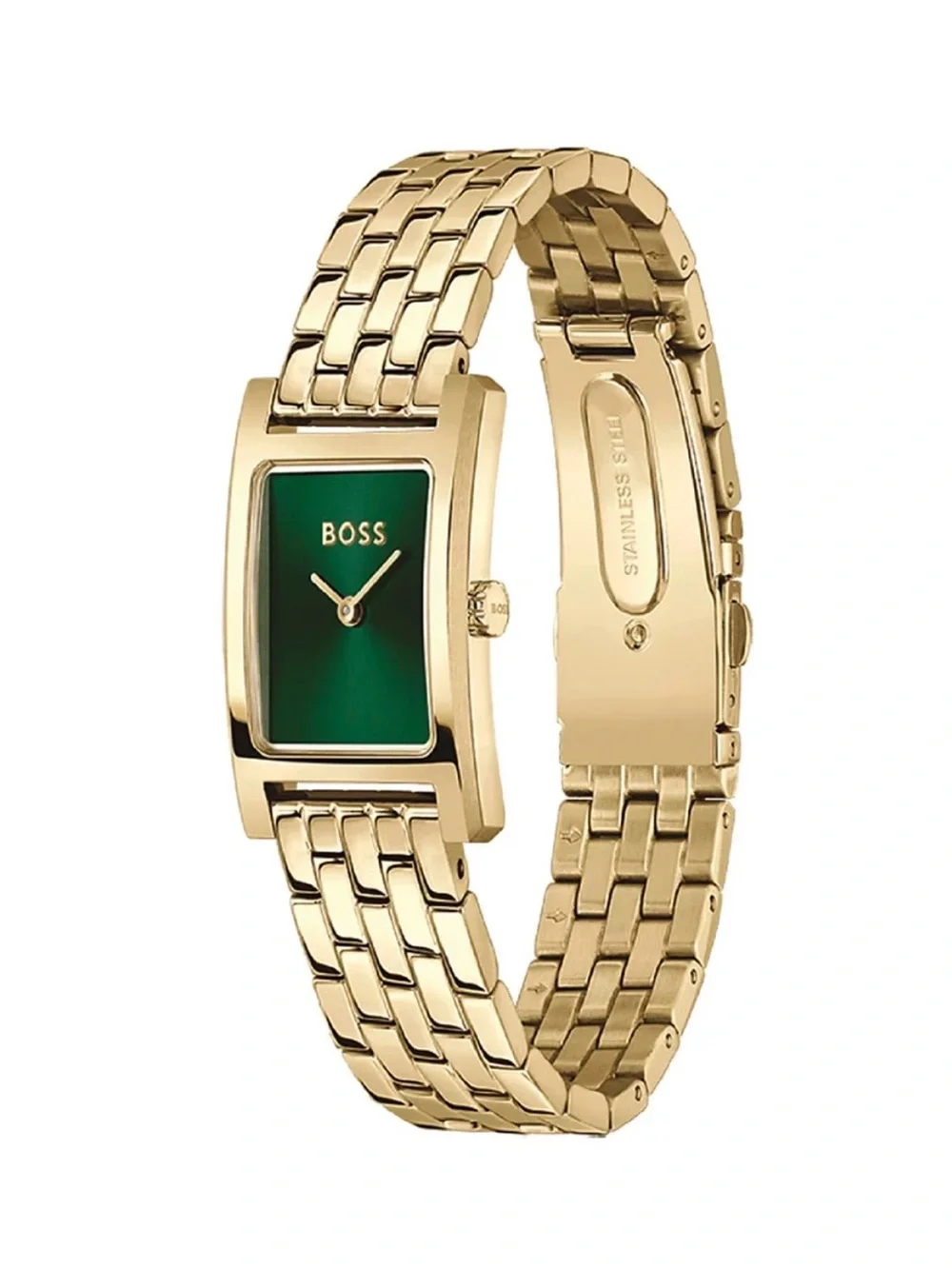 BOSS Lucy Quartz Basic Slim Ionic Plated Thin Gold Steel Watch, 23mm